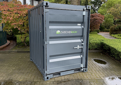 ZWISCHENRAUM Lagercontainer – Frontansicht